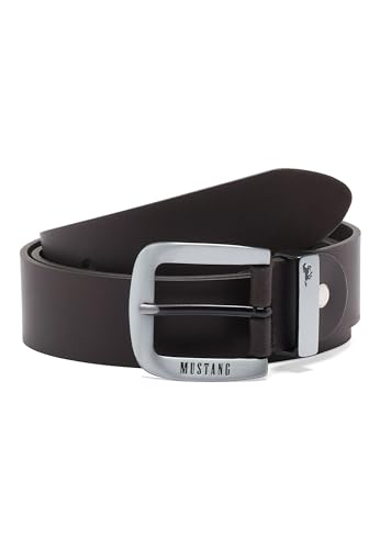 MUSTANG Leather Belt W95 Darkbrown