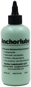 TMWSSAnchorlube All-Purpose Metalworking Compound 8oz - Water-Based Cutting Fluid for Drilling, Tapping, Sawing - Great on Stainless Steel | No Oil