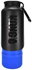 KONG H2O Insulated Dog Water Bottle & Travel Bowl, 25 oz - Blue