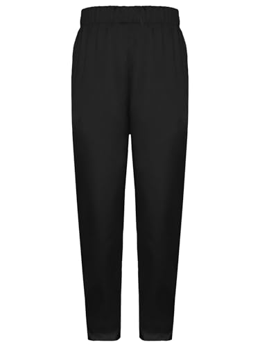 Boys Kids Indian Traditional Silky Pants Pure Color Elastic Waist Ethnic Trousers Daily Casual Home Wear4