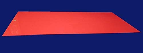 Miniatura 2 de Delrin - Lámina POM de acetal rojo 0.125 pulgadas (18 pulgadas) de grosor x 24 pulgadas de ancho x 48 pulgadas de largo