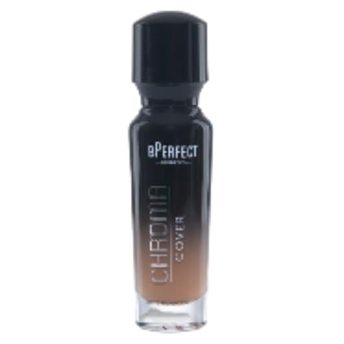 BPerfect Chroma Cover Matte Foundation - Weightless Full Coverage Base with Hyaluronic Acid & Vitamin E - Soft Matte Finish - Shade 28 - C9 Medium-Deep Cinnamon Neutral