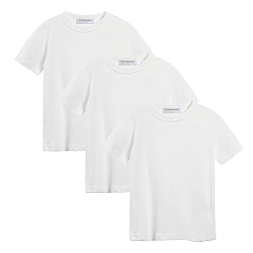 Image of Mud Kingdom T-Shirt for Boys Short Sleeve Plain Cotton Classic Summer Casual Stripe