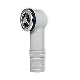 fKiZanthene Trop Full Waschbecken, 3-Wege-Anschluss für Spüle, Zubehör, Ablaufgarnitur aus ABS, für Küche oder Badezimmer, Universal-Anschluss für Installation unter der Spüle und zum Ersetzen von