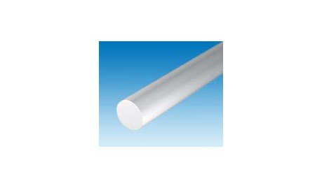 Evergreen Plastic Material Round bar Diameter 1.0mm Length 35cm (10 Pieces) Material EGP211