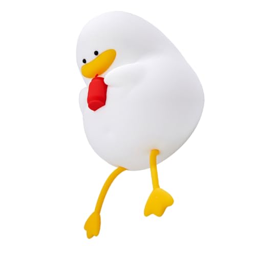 Lámpara de Noche de Silicona con Forma de Pato, Luz Cálida Decorativa miniatura 1