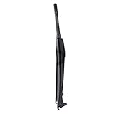 Peso: circa 550 g HIOD Forcella Anteriore per Bicicletta Forcella Rigida per Bici Freno a Disco Cono Tubo Mountain Bike Forcelle Full Carbon,Black,27.5