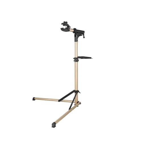 KK-GAL Bike Repair Stand, Aluminum Alloy Bike Mechanics Workstand, Height Adjustable Bike Maintenance Rack, Bike Work Stand with Magnetic Tool Tray, Foldable Bike Work Stand for Home, Shops