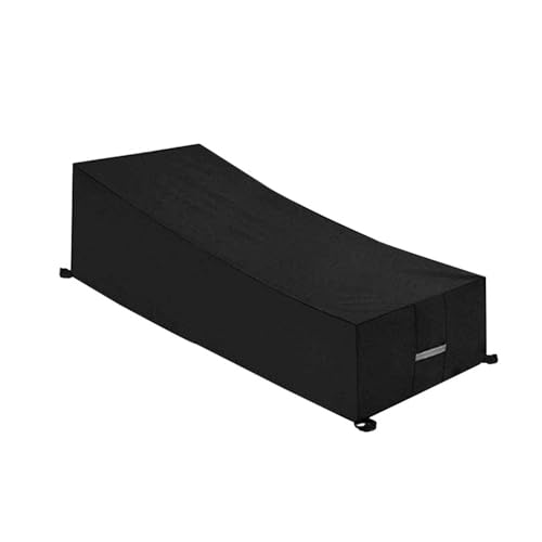 Genérico Funda De Tumbona, Impermeable Fundas para Muebles con Hebillas Fundas Muebles Patio Sofá Funda Protectora para Exterior