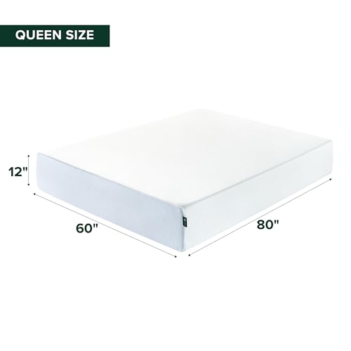 ZINUS 12 Inch Green Tea Memory Foam Mattress