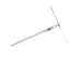 Gold Metal Products 41093 Agitator Shaft Assembly, 16Oz