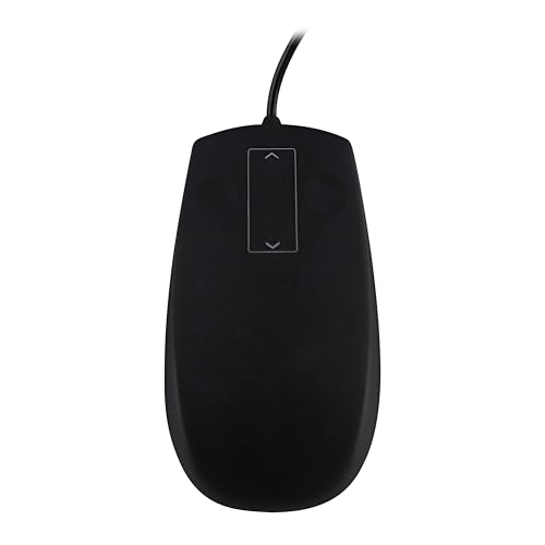 T'nb - Mouse Cablato Medico IP68, Rivestimento Impermeabile Al 100%, Antibatterico, Anti-Polvere, Facile Pulizia Con Prodotti Liquidi, Ideale Per Ambienti Esigenti - Nero - 2