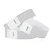 WristCo Metallic Silver 3/4" Tyvek Wristbands - 200 Pack Paper Wristbands For Events