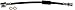 Dorman H621696 Brake Hydraulic Hose Compatible with Select Chevrolet / GMC Models