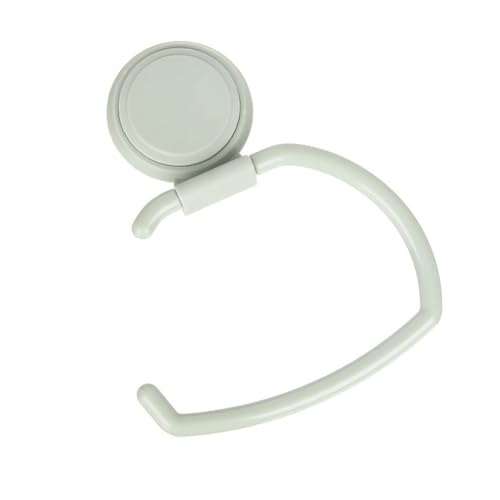 WIIYENA Porte-serviettes moderne à ventouse pour salle de bain et papier toilette, matériau PP, beige nordique