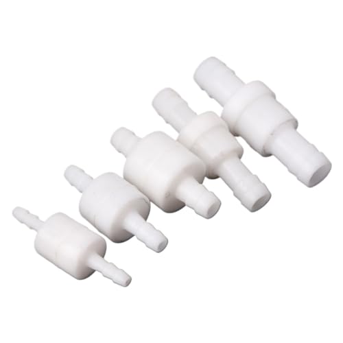 Válvulas de retención de fluidos de 12mm plásticas antirretorno en línea de agua unidireccional