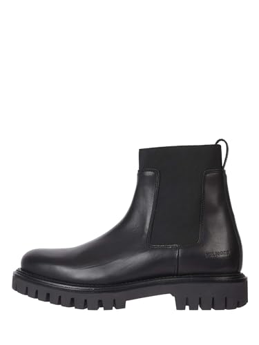 Bottes mi-hautes Tommy Hilfiger Chunky Lth Fm0fm04186 en cuir pour homme