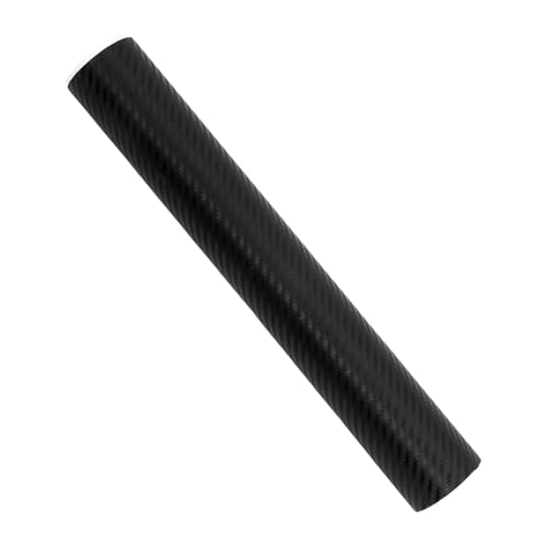Vinilo de fibra de carbono negro soluciona aranazos en bordes de puerta