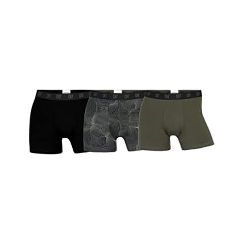 CR7 Men's 3 Pack - Organic Cotton Blend Trunks Black, X-Large 36-38 Cover