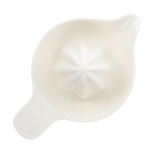 LALADEFIEE Ceramic Manual Lemon Juicer Easy to Use Hand Squeezer Fruit Juicer for Healthy Living