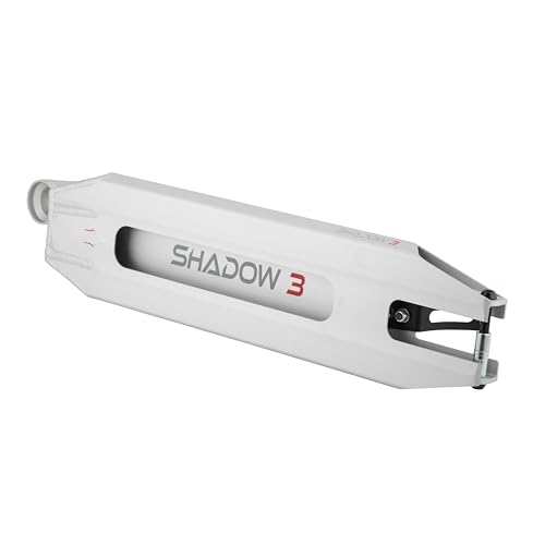 DRONE SCOOTER Deck Tretroller Freestyle | Shadow 3 Feather-Light 4,9 Zoll | Farbe Silber | Größe 20,5 Zoll