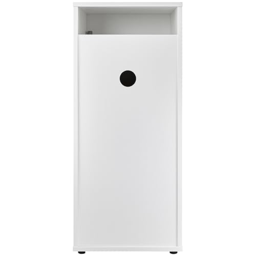 Image of HelloReef 15 Gallon Aquarium Stand - Modern Design, Sturdy Build, Water Resistant Premium Finish, Storage Shelfs Included for Freshwater and Saltwater Tanks (White)