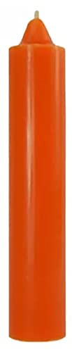 12 PCS Jumbo Candles Orange/Naranja 9
