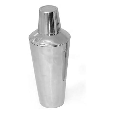 Chabrias Premium 3 Piece Stainless Steel Cocktail Shaker Set Cover