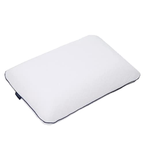 English Home Oreiller Mémoire Forme, Oreiller Ergonomique Cervical, Rectangulaire Oreiller en Mousse à Mémoire de Forme, Coussin Mémoire, taie d’Oreiller Lavable, 60x40x16 cm, Blanc