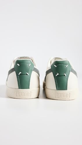 PUMA Mens Clyde Base Lace Up Sneakers Shoes Casual - Off White3