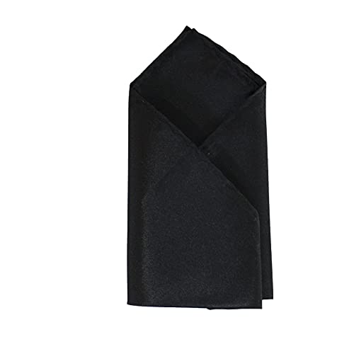 Image of TIE STUDIO Men's Solid Pocket Square | Size- 10cm x 10cm | Colour-Royal Blue | Pack of 1 |