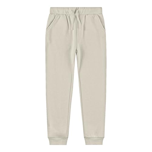 Image of Kid Nation Kids Unisex Soft Brushed Fleece Casual Pull On Jogger Sweatpants with Pockets for Boys or Girls | Soft Brushed Fleece Kids JoggerElastic Waist With Drawstring,Deep Side Pockets,Machine Wash,Durable,Great Gift for 3-12 Years