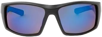 Optic Nerve Blackwater Sunglasses, Polarized Active for Men/Women, Black Frame/Smoke Blue Lens