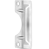 Landhoow 1 Pcs 3 x 7'' Door Latch Guard Plate Cover Stainless Steel Door Security Strike Latch Protector...