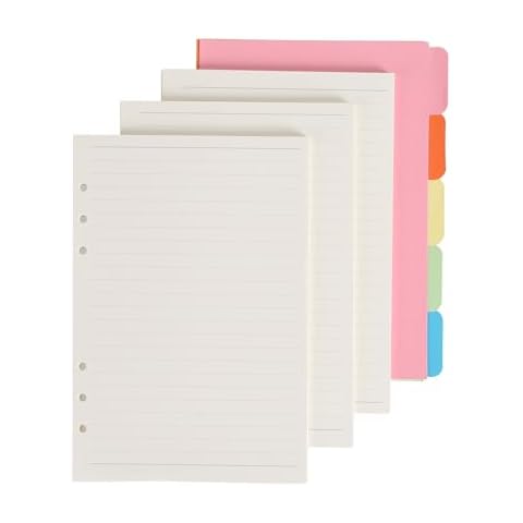 ROJDJF A5 and A6 Refill Paper Set Cover