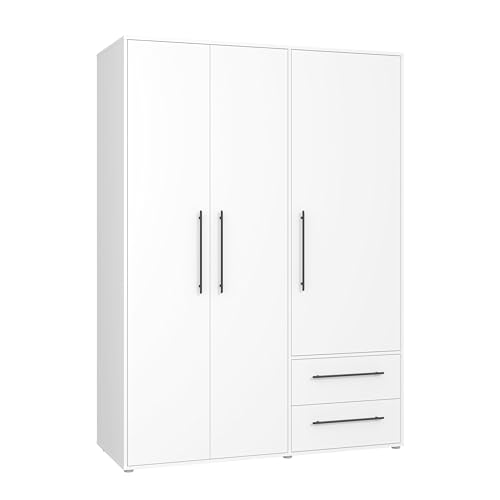 AVANTI TRENDSTORE - Fathie - Armadio con 3 ante battente e 2 cassetti in legno laminato di colore...