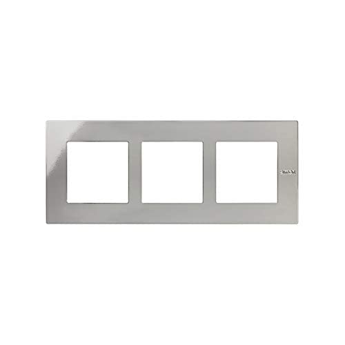 Marco 3 elementos cromado s.27 scudo cadre de finition haut de gamme aspect chrome