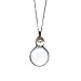 Lupenanhänger Halskette Geschenk, Lupenanhänger Halskette 10X Leselupe, Grands Lupe Anhänger Halskette das beste Geschenk für Mutter (Transparent)