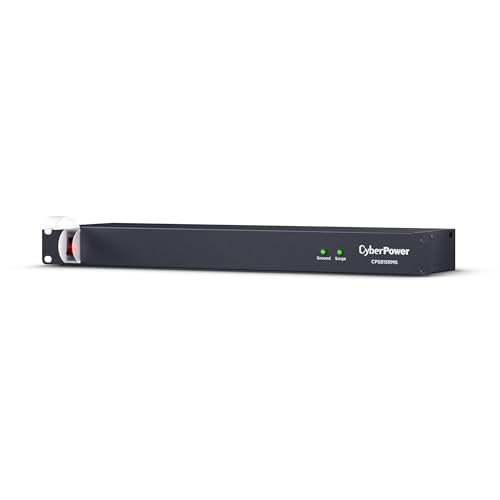 Image of CyberPower CPS815RMS Surge Protector | 125V /15A, 1800 Joules, 8 Outlets, 6ft Power Cord, 1U Rackmount, UL Listed