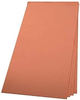Pure Grade A Quality - Cu Sheets - Copper Leaf - Copper for Yantra Writing - 2.5 Inch x 7 Inch - 0.05 MM Thickness - (10 Sheets)