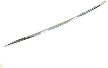 2014 2015 2016 Compatible with Rogue Front Bumper Lower Chrome Molding Trim