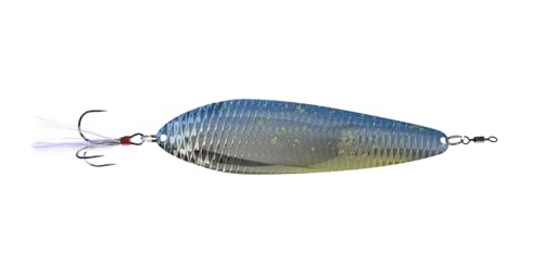 Nichols Lure Bass Mafia Big Larry Spoon - 2.5 oz/6.5",Designed with BASS Elite Chris Zaldain - Cupping for Cradling Action & Heavier Thump: Golden Blue