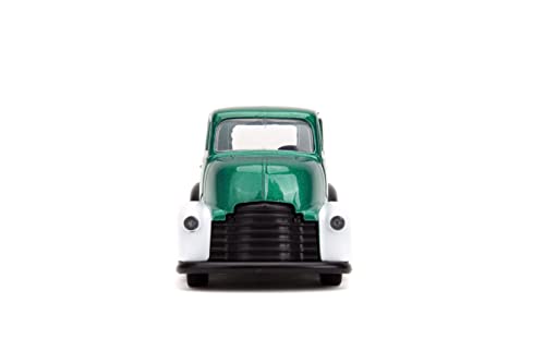 Dc Comics 1:32 1952 Chevrolet Coe Pickup Die-Cast Car & 1.65" Green Lantern Figure, Toys For Kids And Adults #TOP2