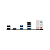 ASUS B760M-AYW WiFi II, Motherboard Intel mATX, LGA 1700, DDR5-Slot, PCIe 5.0, Zwei M.2-Steckplätze, Ethernet Realtek 2,5 GB, Wi-Fi 6, HDMI 2.1, SATA 6 Gbit/s, vordere USB-Anschlüsse 5 Gbit/s, Aura – Ansicht 6