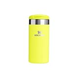Stanley Aerolight Transit Termo Cafe para Llevar 0.35L - Mantiene el Calor Durante 6 Horas - Compatible con Soporte para Coche - Taza Café Antifugas - Apta Para Lavavajillas - Yellow