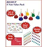 KidsPlay 8 Note Handbell Set Value Package