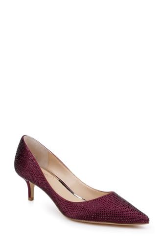 Jewel Badgley Mischka Frenchie Pointed Toe Kitten Heel2