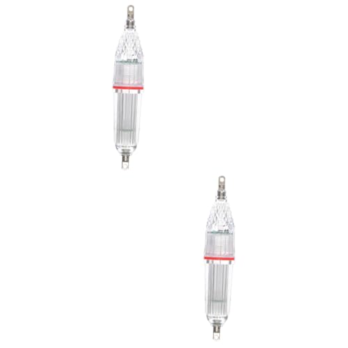 BESPORTBLE 2pcs Fishing Lights for Night Underwater Led Lights Double End Swivel Fish Attracting Lamp
