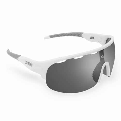 SIROKO Gafas fotocromáticas ciclismo K3 PhotoChromic Shimanami Kaido Blanco