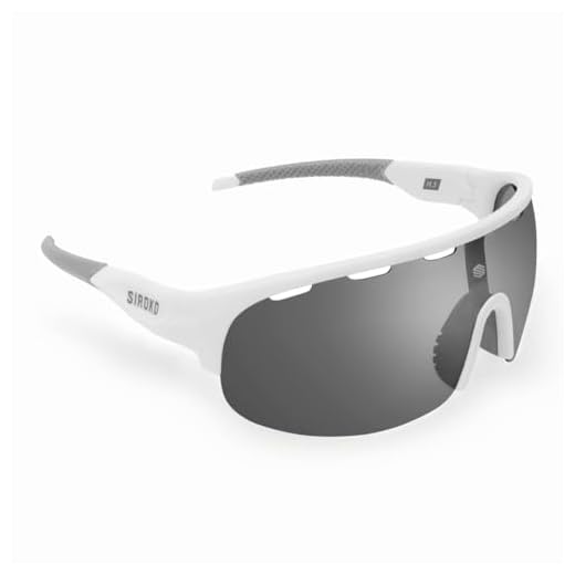 SIROKO Gafas fotocromáticas ciclismo K3 PhotoChromic Shimanami Kaido Blanco